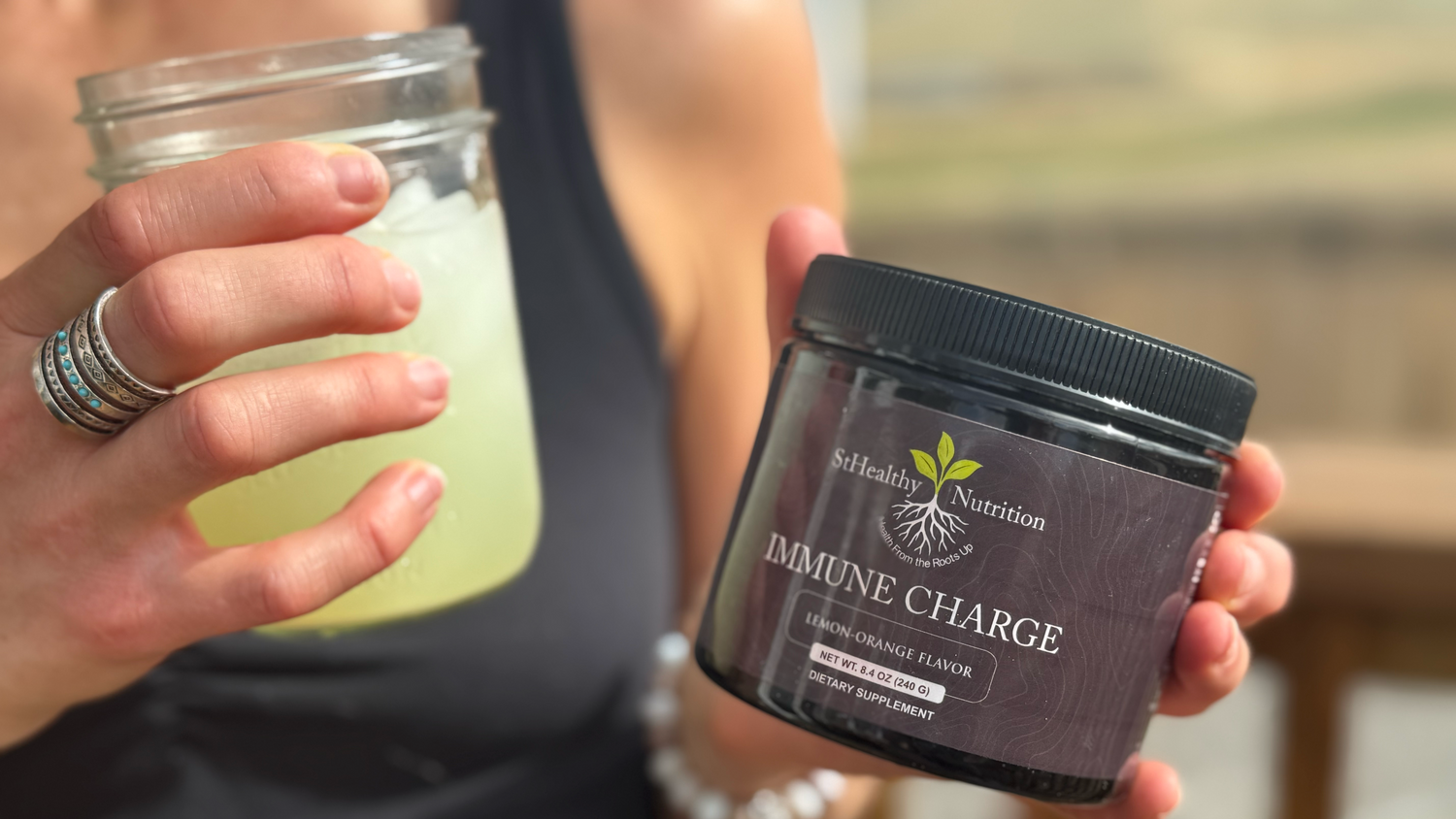 Immune Charge from StHealthy Nutrition on ice