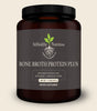 Container of StHealthy Nutrition Bone Broth Protein Plus on a beige background