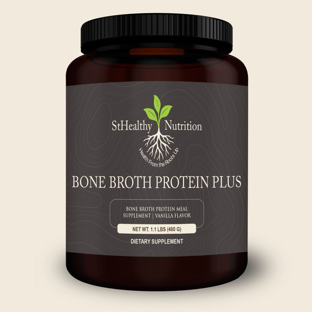 bone broth glutathione Protein Plus – Clean Grass-Fed Collagen & Gut Support – StHealthy Nutrition Blend Series